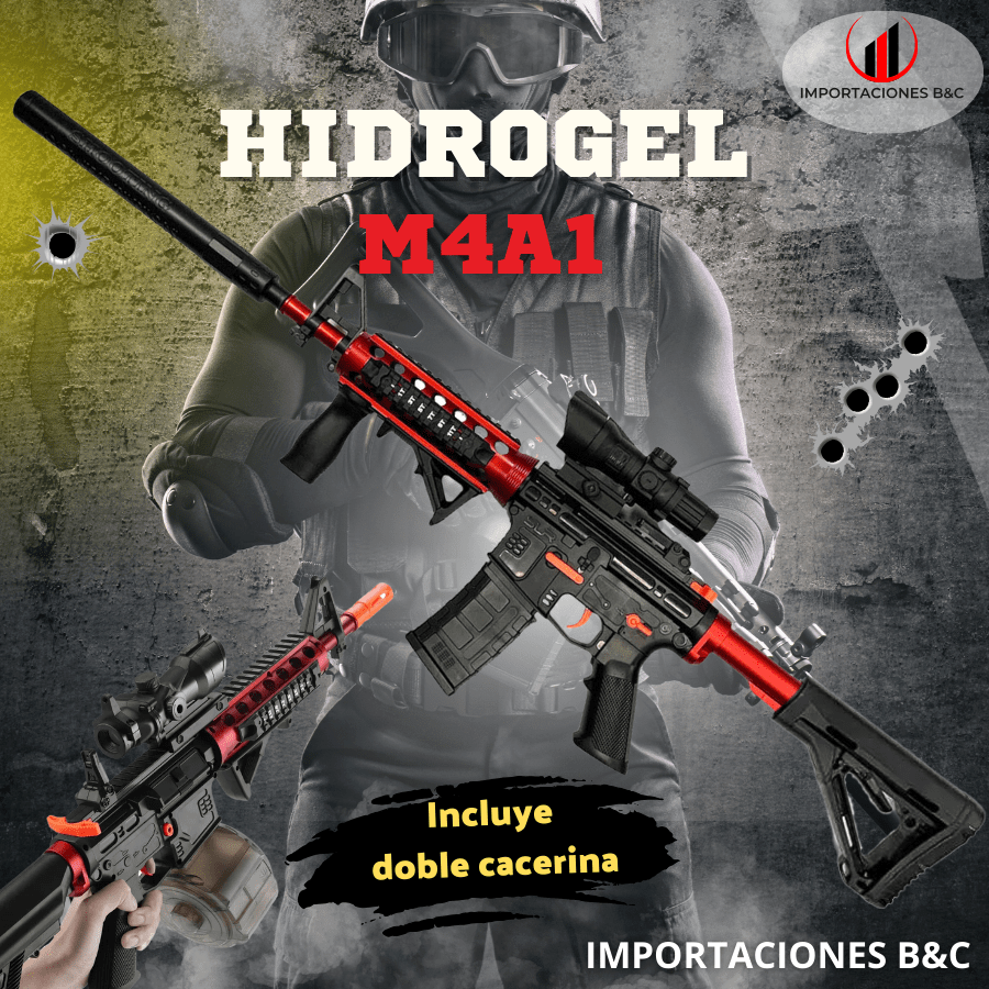 M4A1 BANNER PISTOLA HIDROGEL